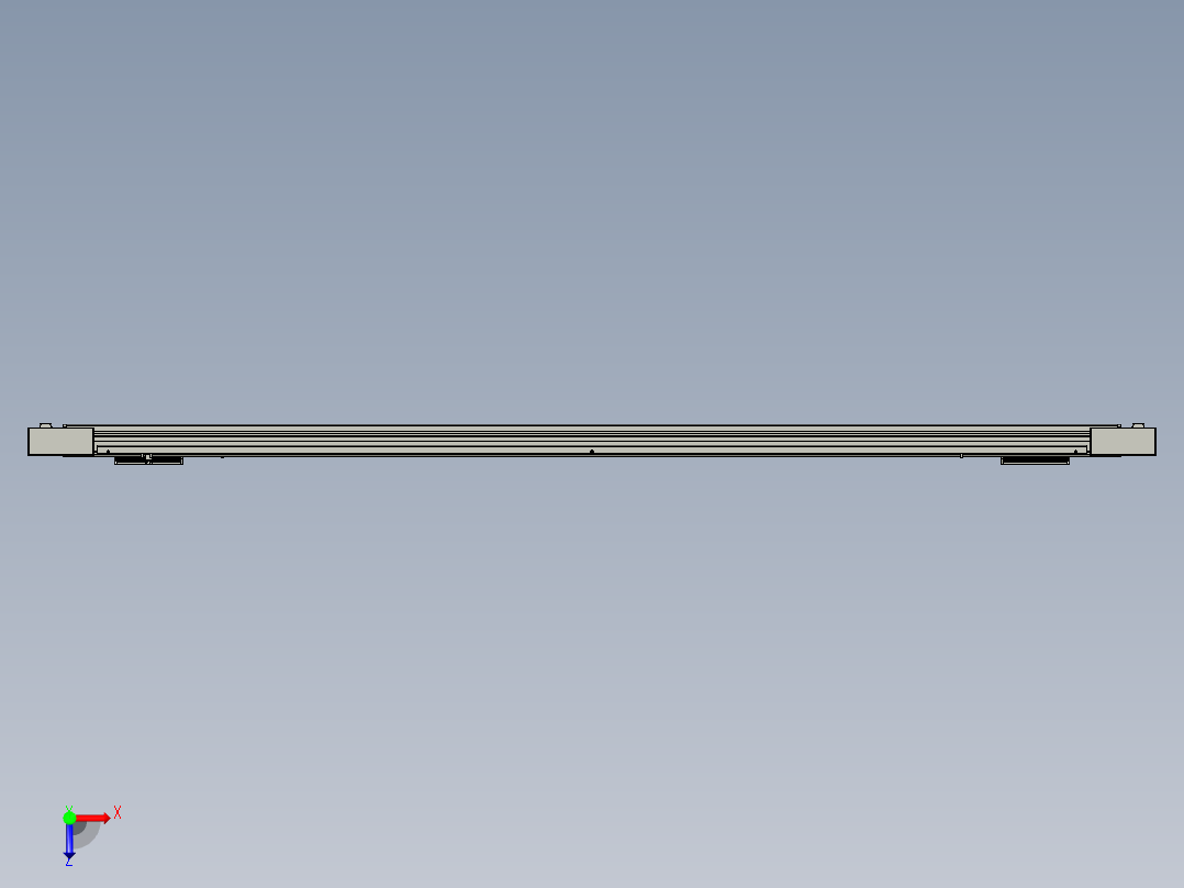 威洛博双电机滑台-VBC14S2-L50-S1900-BLR-P40-C6俯视图