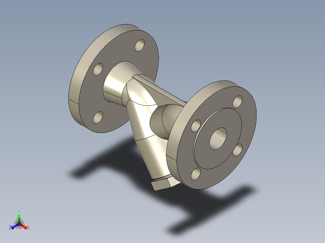 阀门模型FIG33_DN25_PN16-1652093_1_WEB正等轴测图