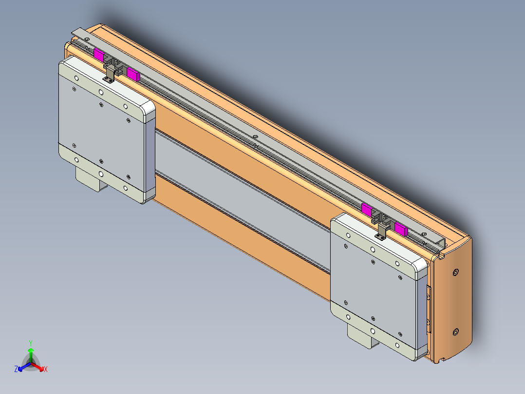 威洛博LC系列3d模型模组2LC17E1Y-S300正等轴测图