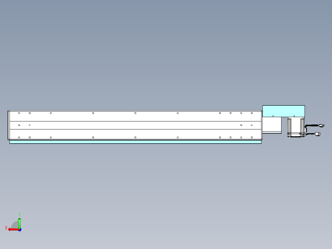 威洛博VBC同步带传动一无尘环境VBC14-L45-S900-BR-ZP75-C3后视图