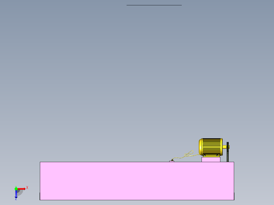 电动卷帘门俯视图