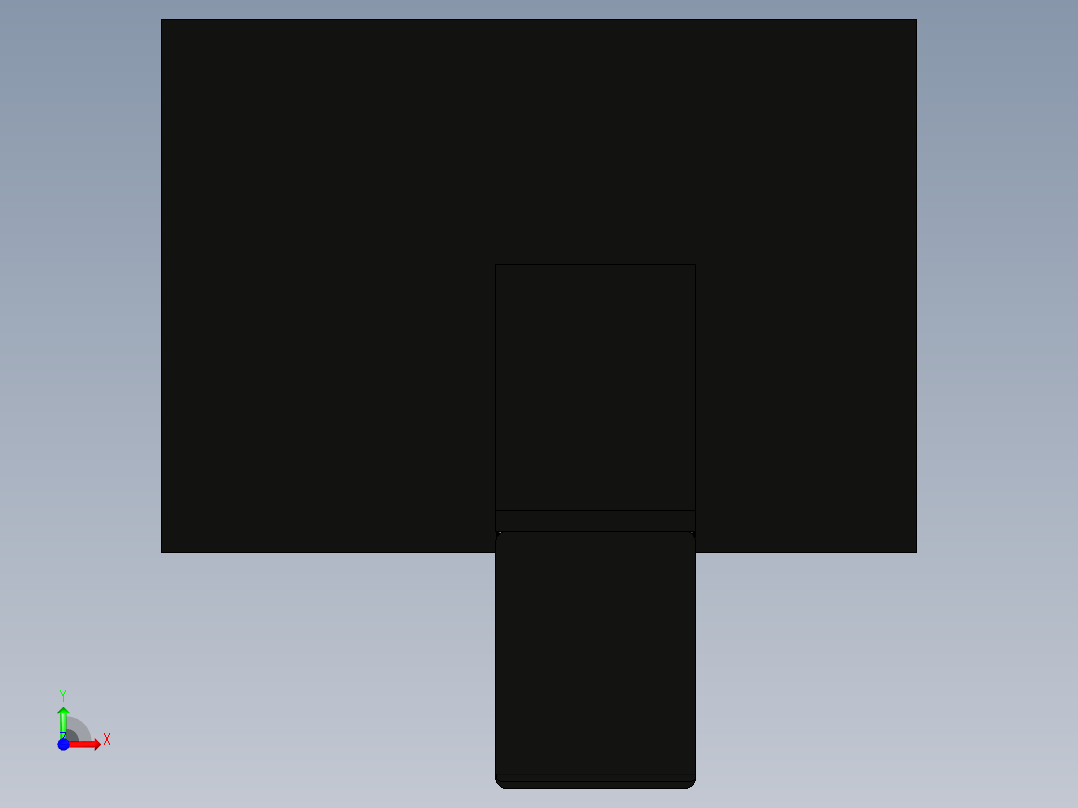 烤箱STEP格式前视图