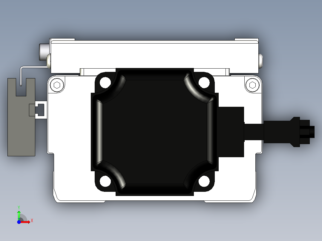 Toyo东佑达直线模组-ECH12-400-BC-200W-C4反前视图