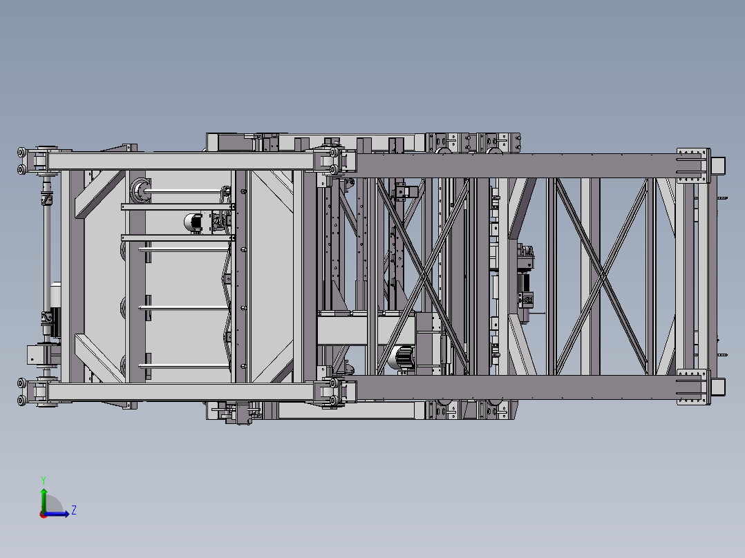 B02-堆垛机左视图