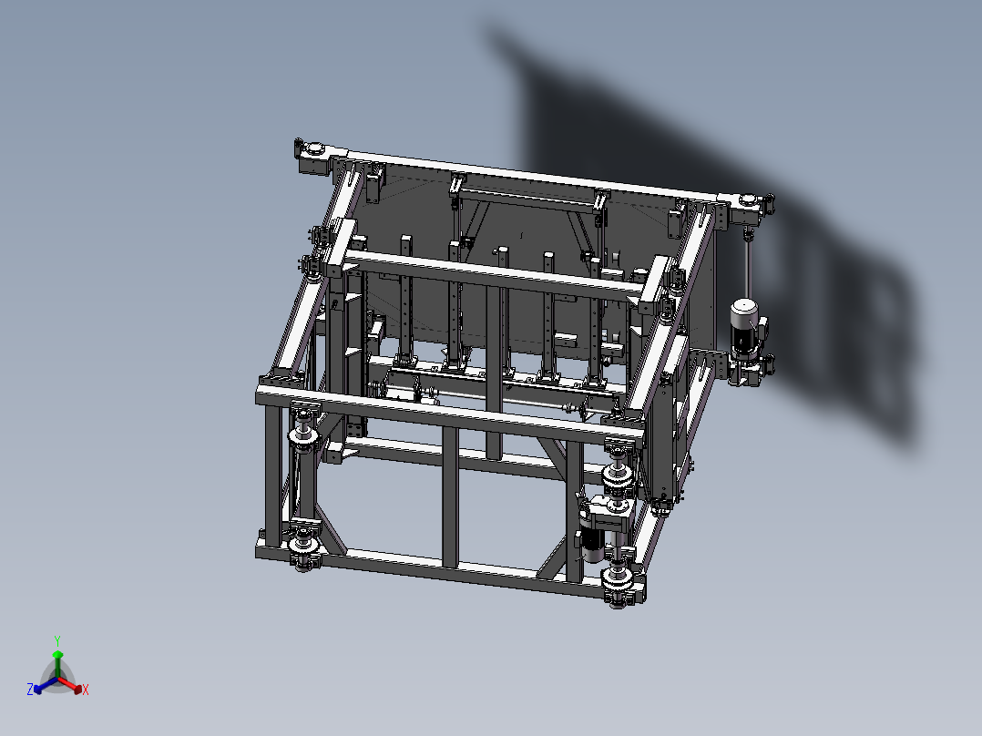 B02-堆垛机正等轴测图