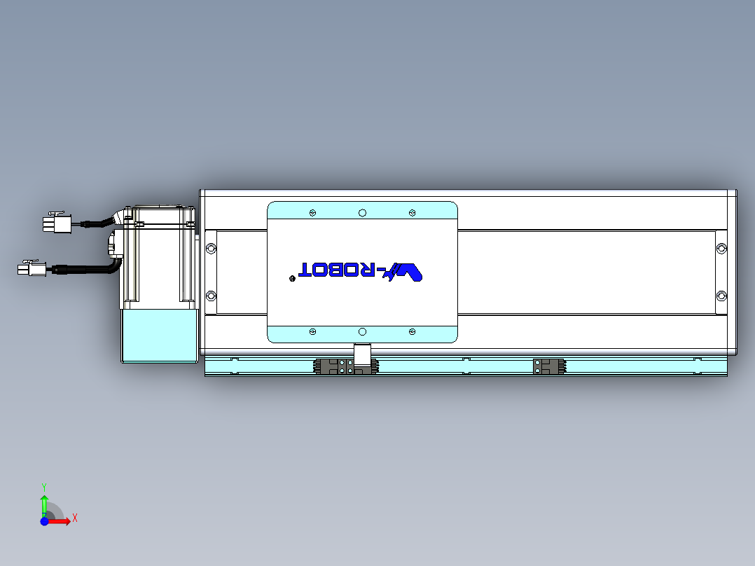 威洛博VBC同步带传动一无尘环境VBC14-L45-S150-BLU-ZP40-C3前视图