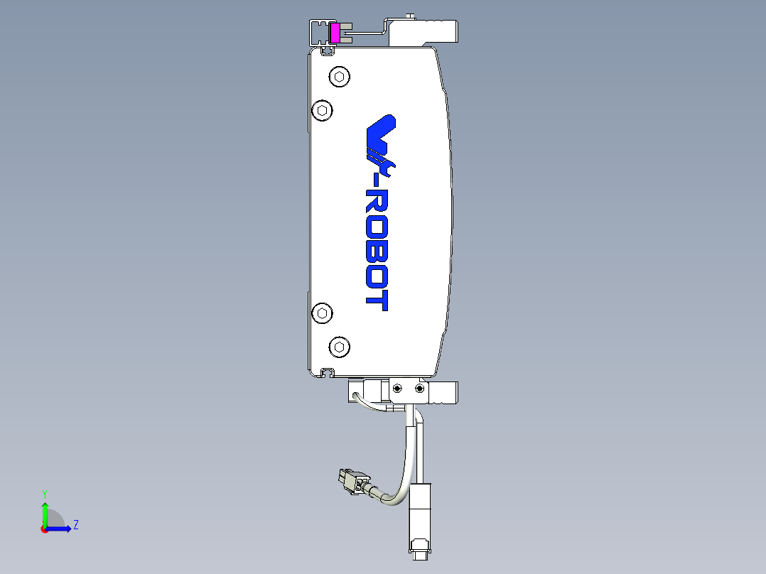 威洛博VL系列3d模型模组VL22H1Y-S1000左视图