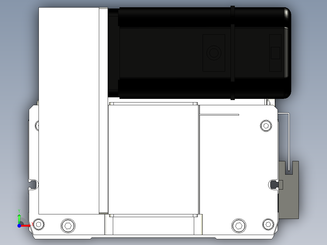 Toyo东佑达直线模组-ECB17-2700-LU前视图