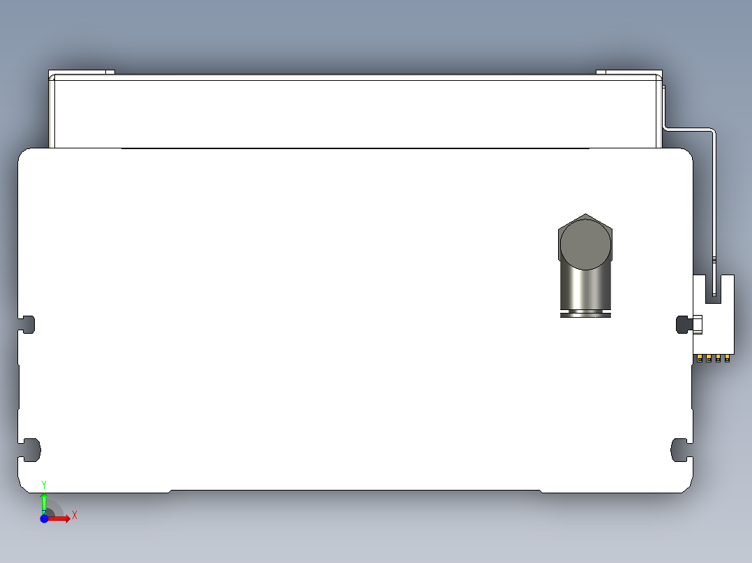 Toyo东佑达直线模组-ECH22-L5-50-M-M40B-C4前视图