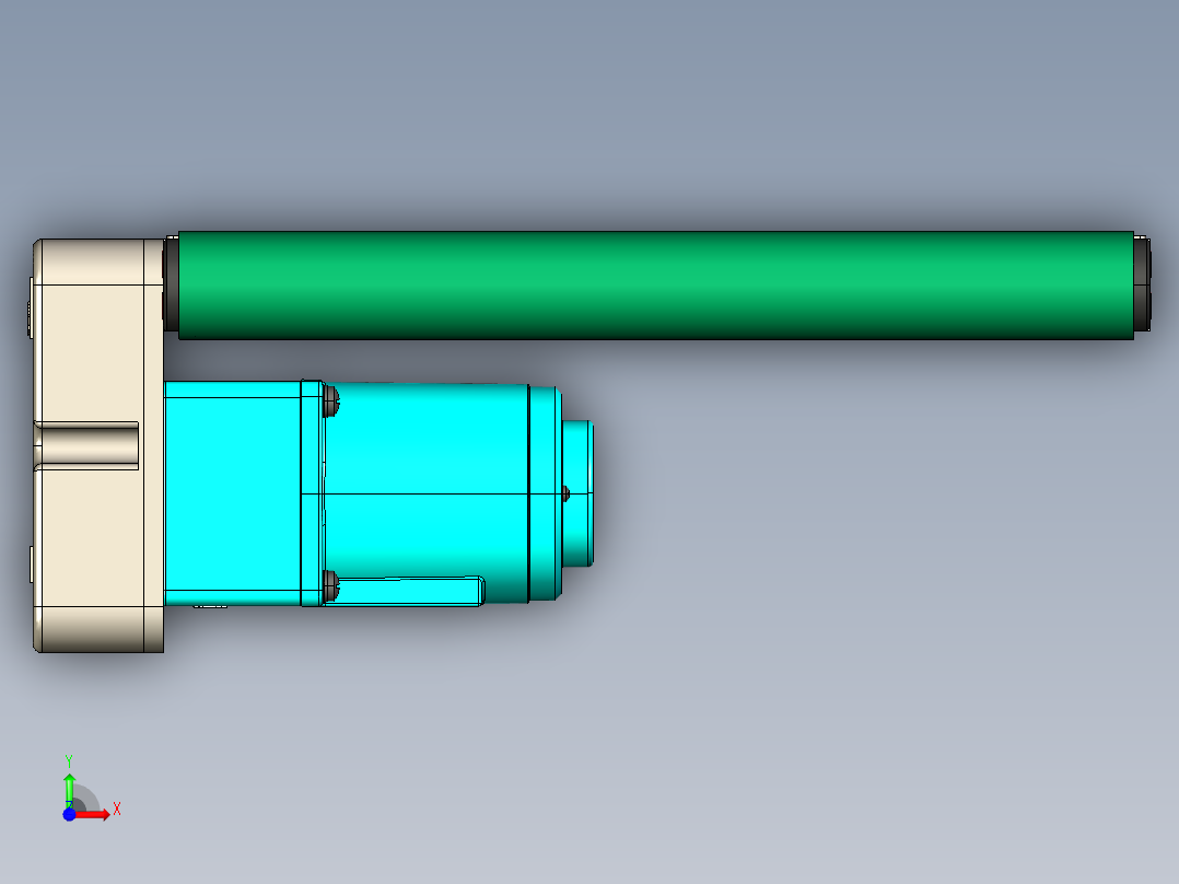 LE-XC3030-左边驱动经济型皮带线前视图