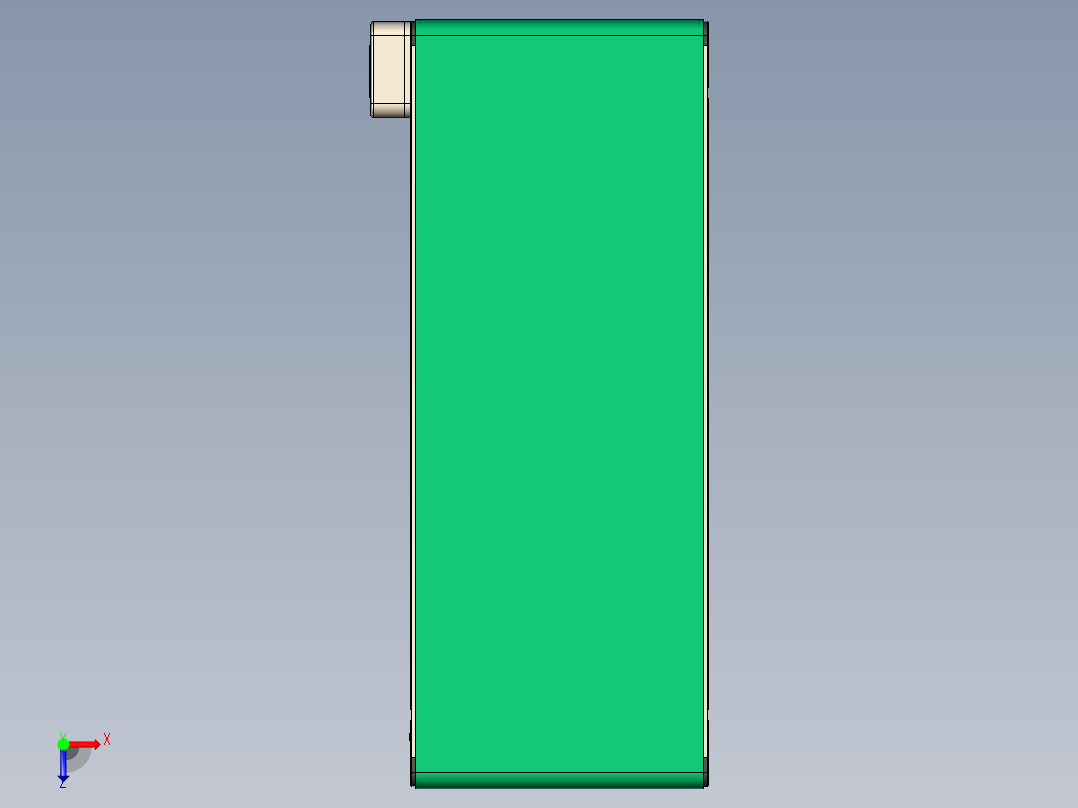 LE-XC3030-左边驱动经济型皮带线俯视图