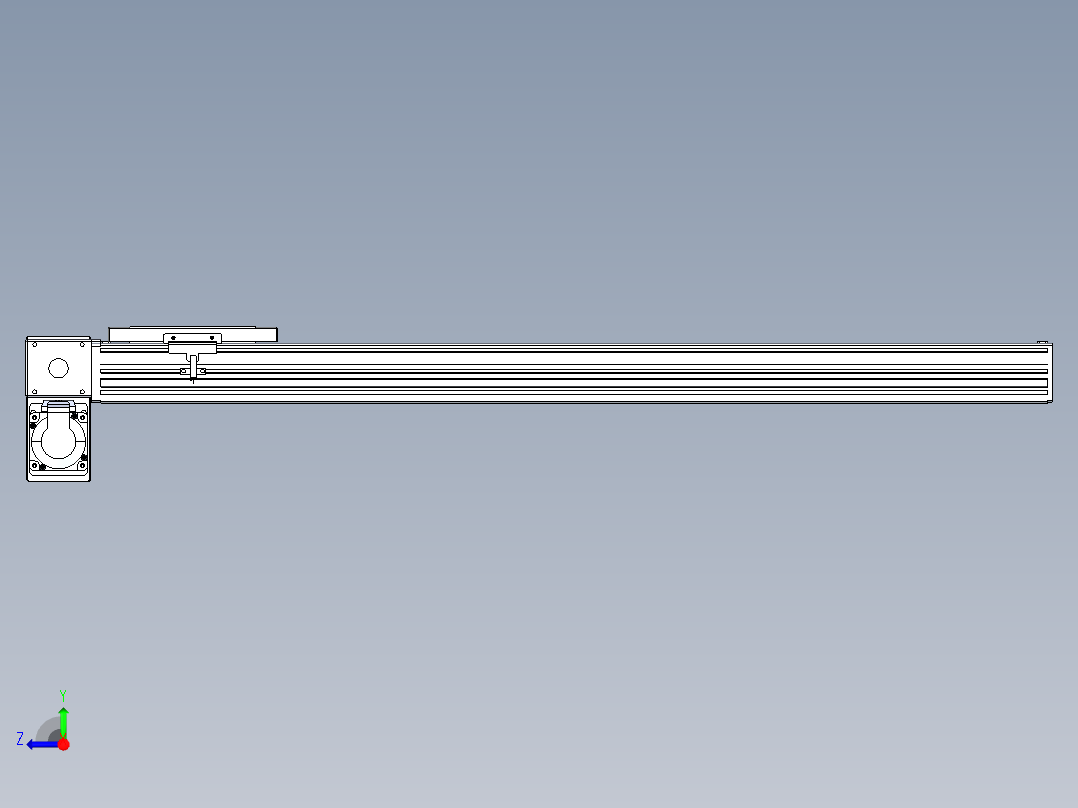 同步带全封闭直线模组TPA-HCB-120D-90-L750-LP-C-P40-N3右视图