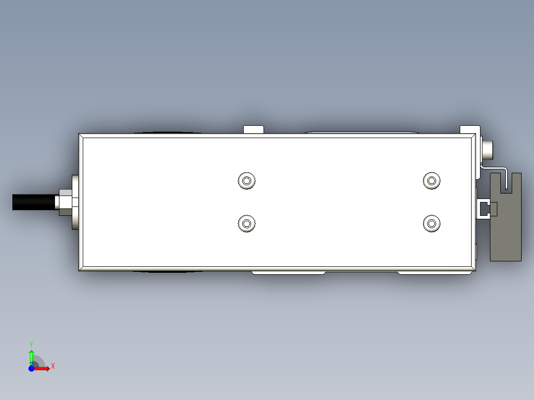 Toyo东佑达直线模组-ETH10-450-BR-200W+煞車前视图