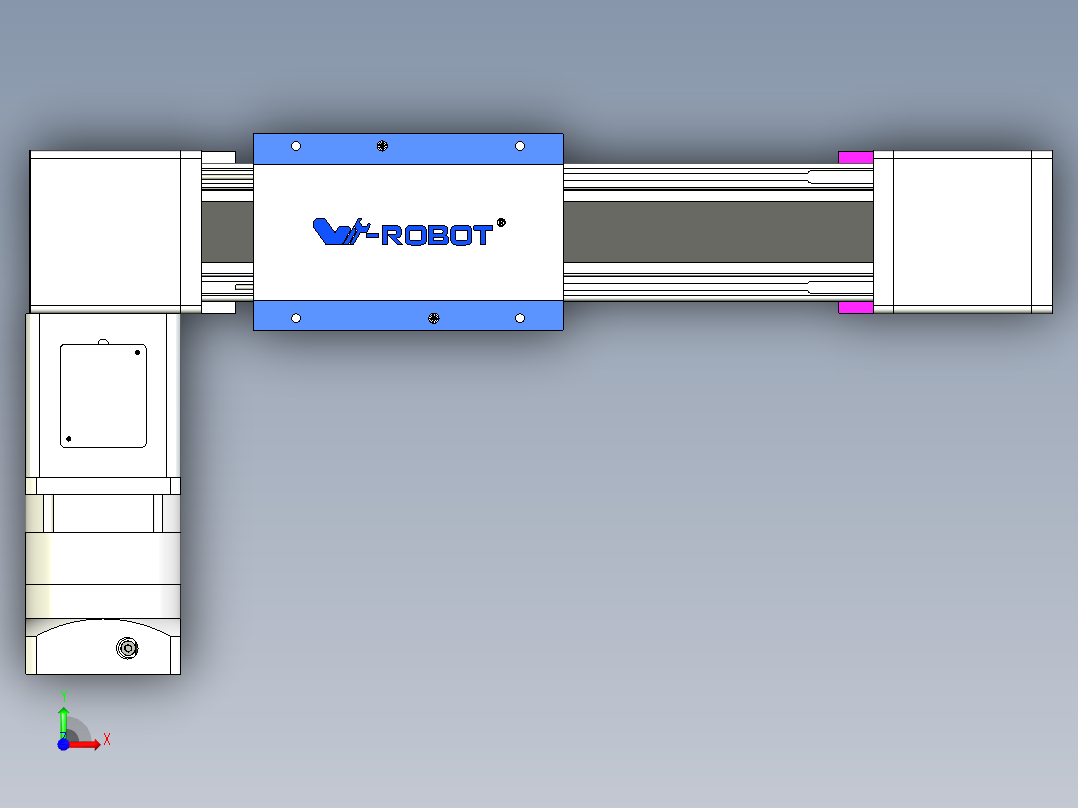 威洛博LB.GB同步带传动--欧规系列GB8-L192-S150-BL-P75-K前视图