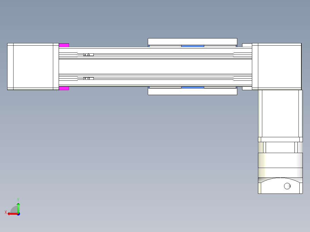 威洛博LB.GB同步带传动--欧规系列GB8-L192-S150-BL-P75-K后视图
