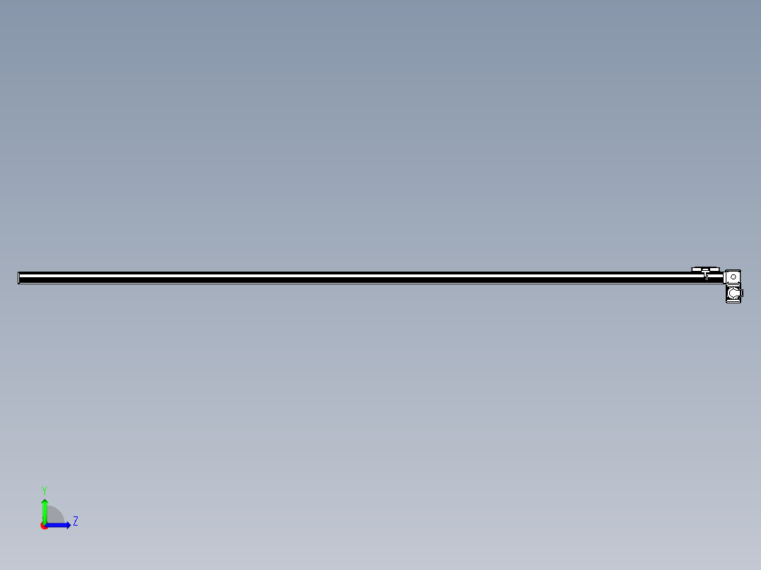 同步带全封闭直线模组TPA-HCB-105D-90-L3000-RP-C-P20-N3左视图