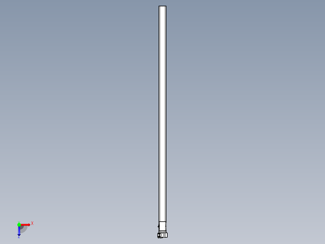 同步带全封闭直线模组TPA-HCB-105D-90-L3000-RP-C-P20-N3俯视图