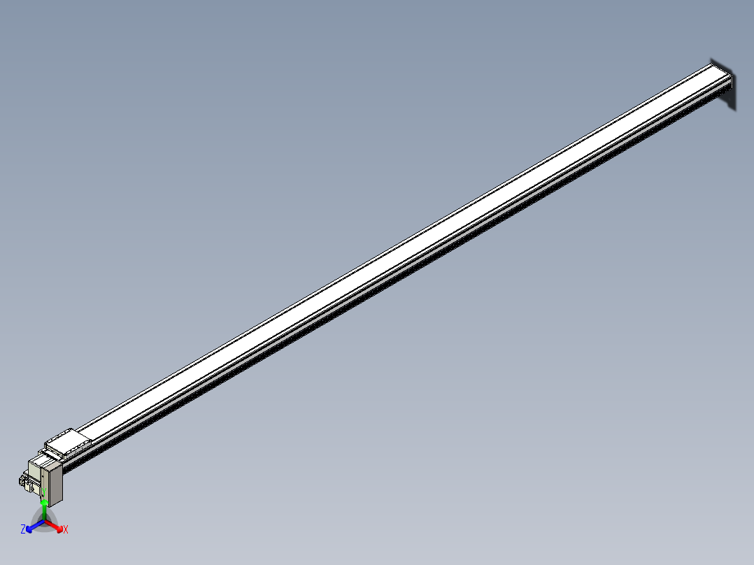 同步带全封闭直线模组TPA-HCB-105D-90-L3000-RP-C-P20-N3正等轴测图
