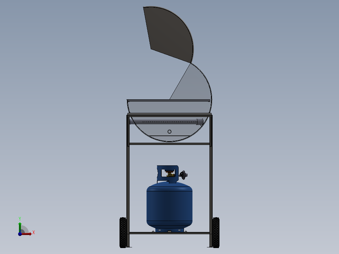 烧烤炉(54)前视图