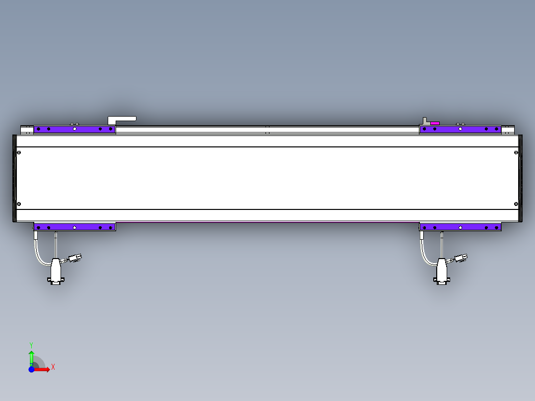 威洛博VL系列直线电机模组-2VL17E2-S550前视图