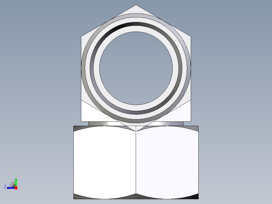 卡套式工业通用硬管接头EO_Swivel_nut_branch_tee_ET28LOMDCF右视图