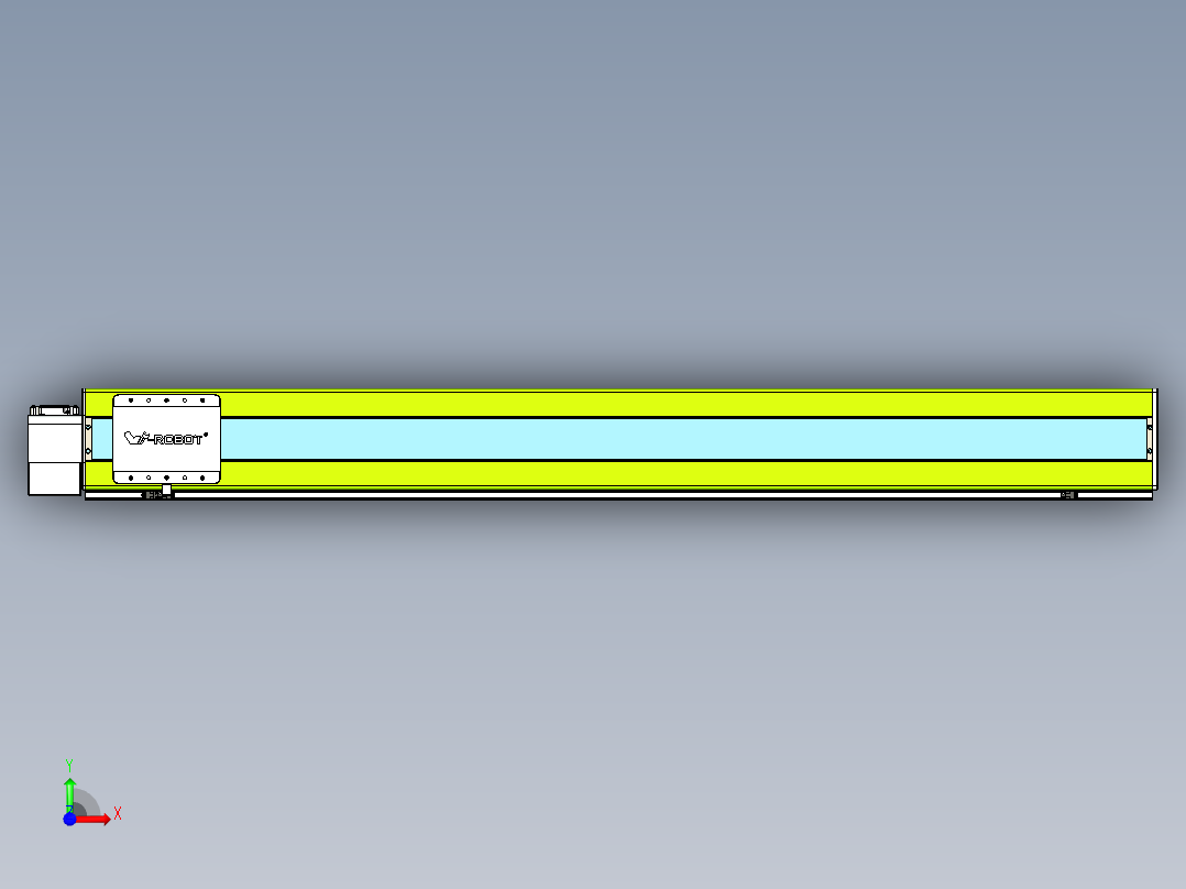 威洛博VBC同步带传动一无尘环境VBC17-L45-S1500-BLD-ZP75-C3前视图