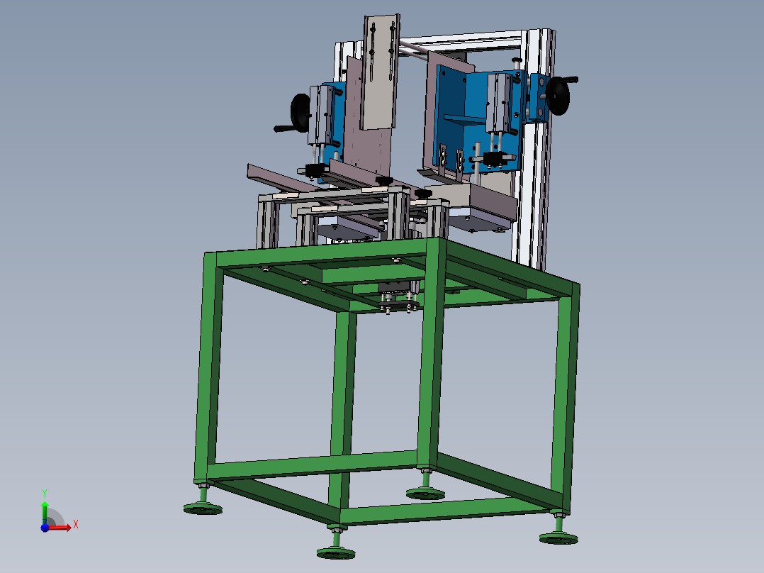 半自动热熔胶粘合机sw16可编辑前视图