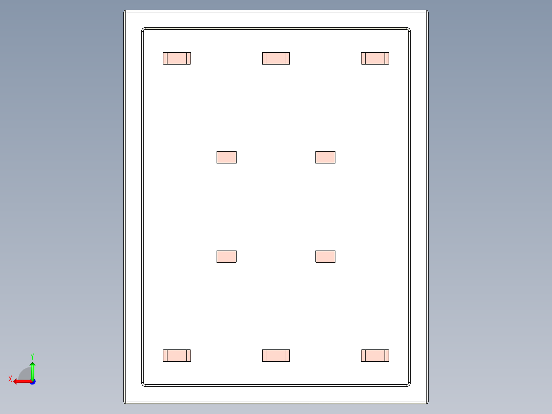 7段显示屏，LED，通孔组件，7毫米字符后视图