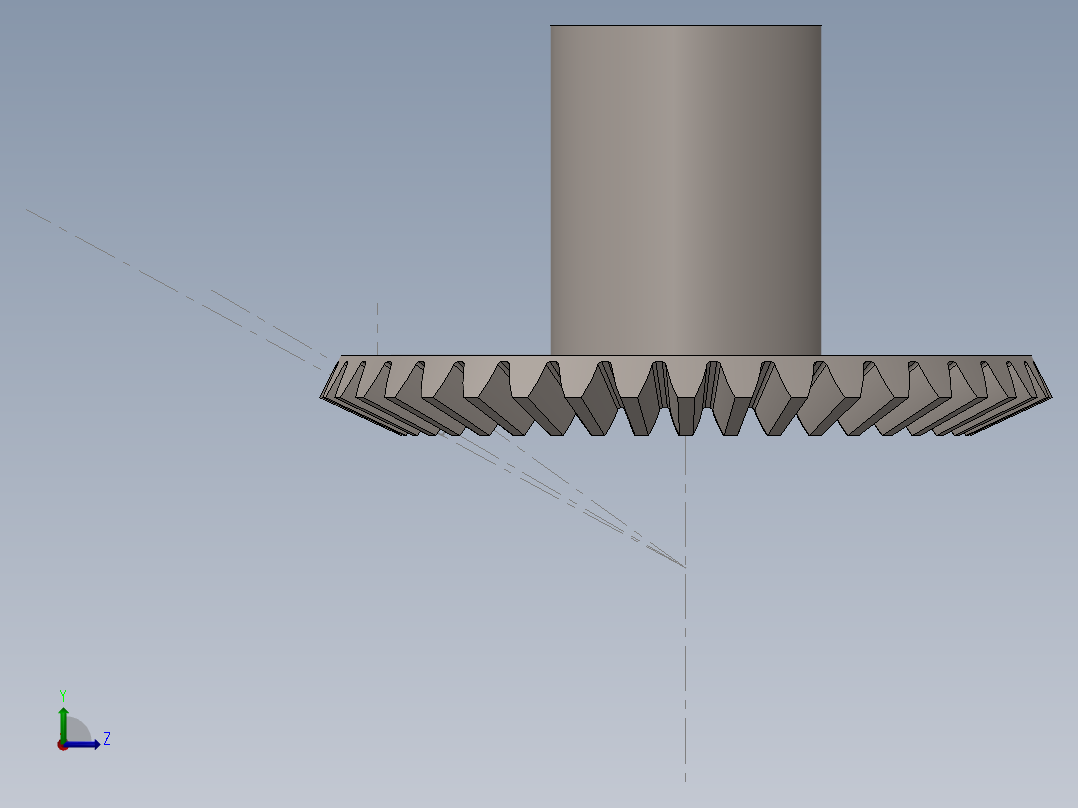 自动冲压机构左视图
