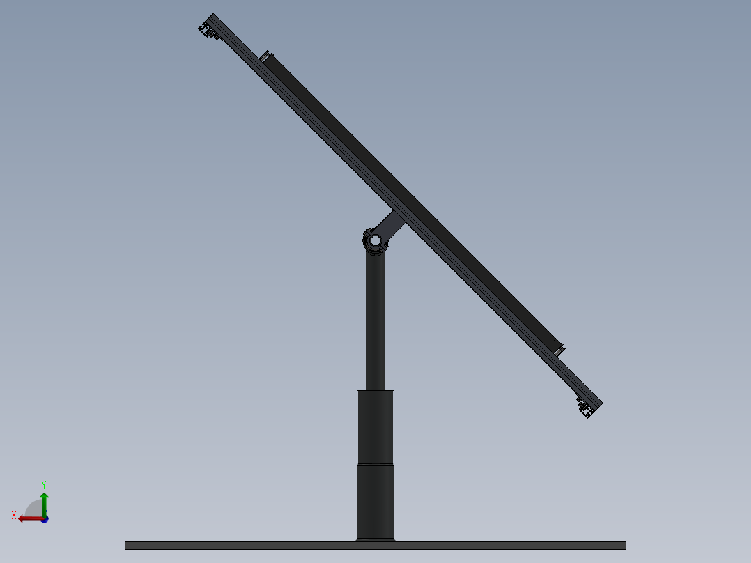 太阳能设计模型后视图