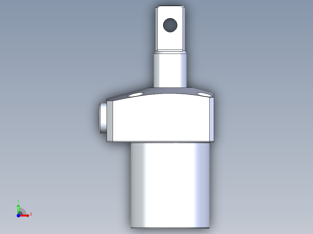 KOSMEKLHA0360-Cx-P_rev1多系列多零件图纸模型前视图