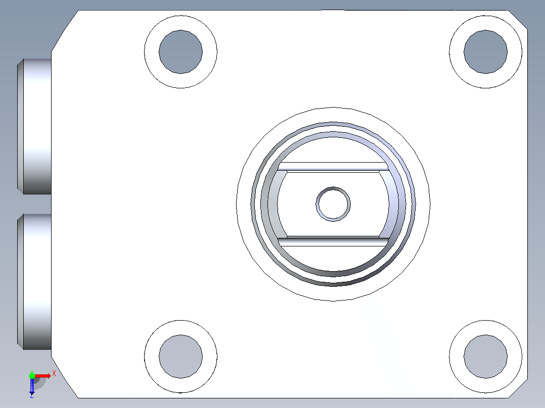 KOSMEKLHA0360-Cx-P_rev1多系列多零件图纸模型俯视图