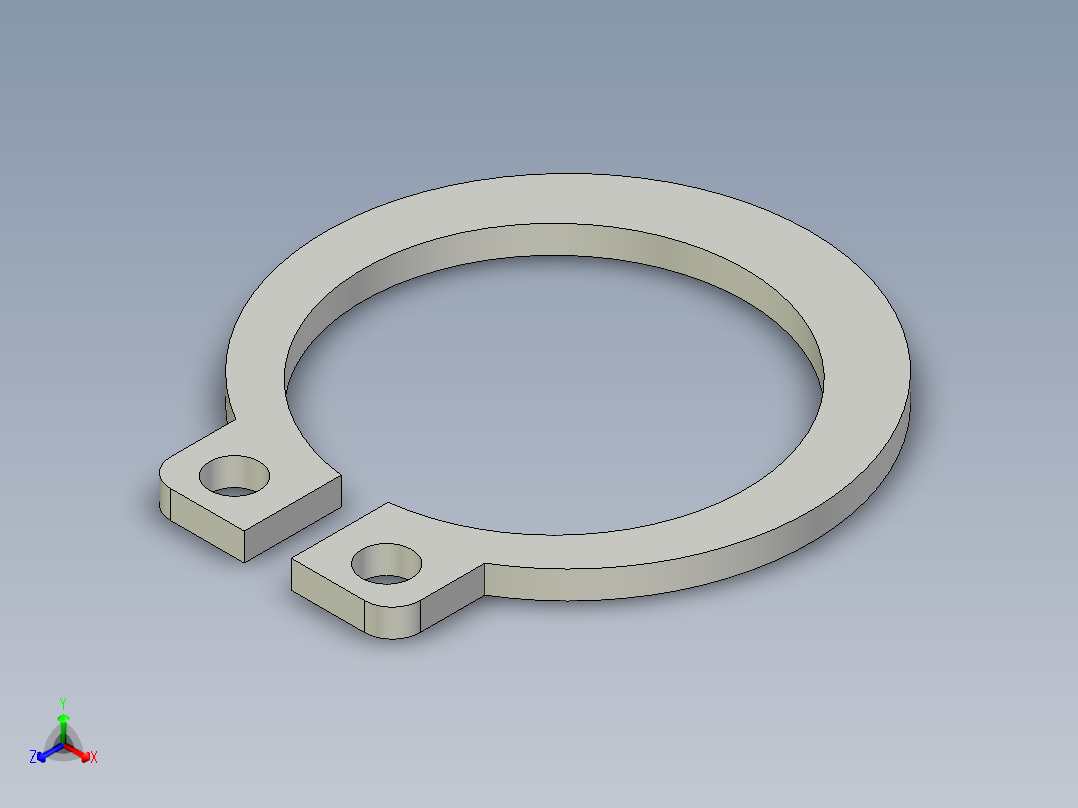 管道手动球阀-水管开关阀-手动阀门User Library-md52c150dn25_DN25~32SnapRing正等轴测图