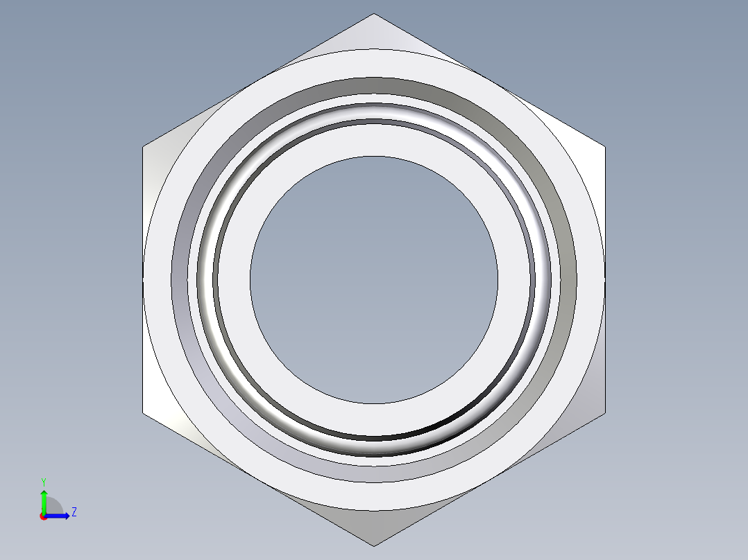 卡套式工业通用硬管接头EO_Swivel_union_GZ28LCF左视图