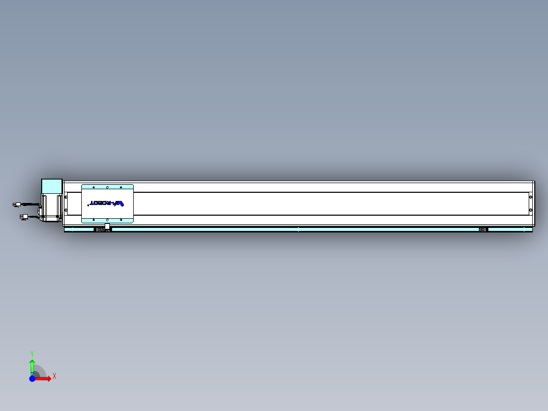 威洛博VBC同步带传动一无尘环境VBC14-L45-S1150-BRU-ZP40-C3前视图