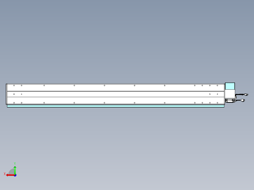 威洛博VBC同步带传动一无尘环境VBC14-L45-S1150-BRU-ZP40-C3后视图
