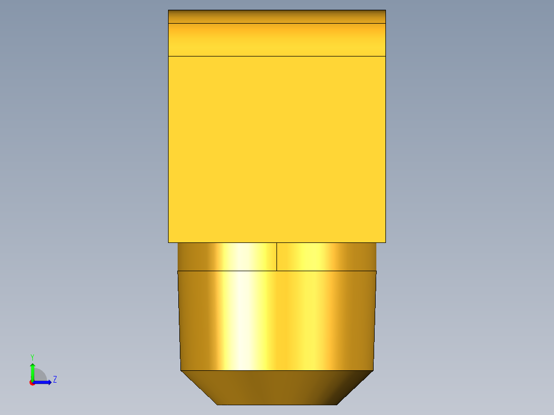 倒齿式工业管接头Hose Barb 90Deg Elbow to Male Pipe 129HB-6-6左视图
