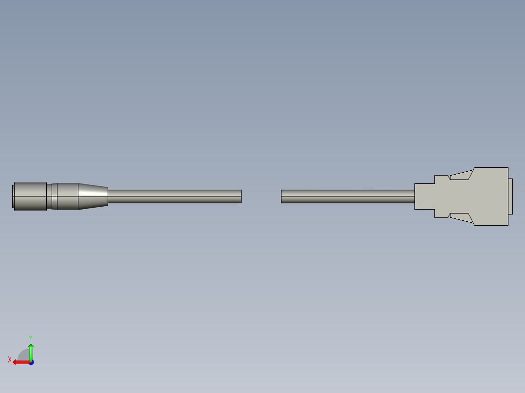 基恩士LK-GC2_5_10_30_kc图纸模型后视图