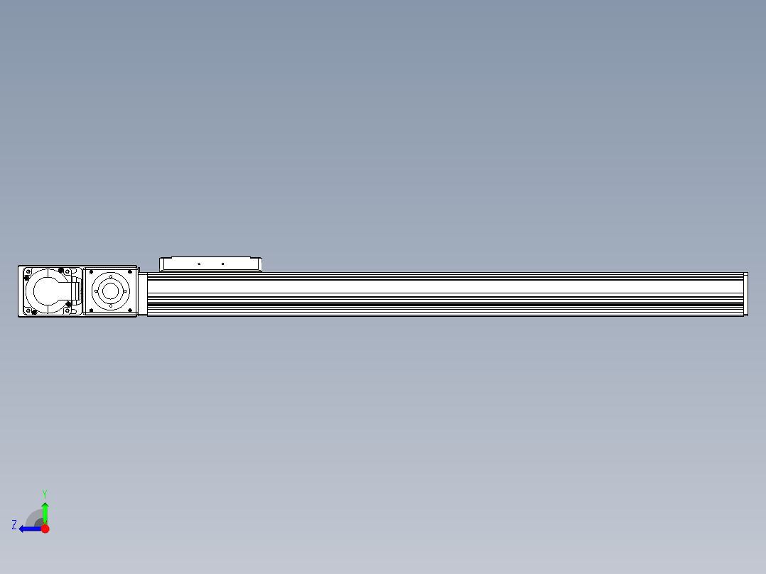 同步带全封闭直线模组TPA-HCB-105D-90-L550-ML-C-P20-N3右视图
