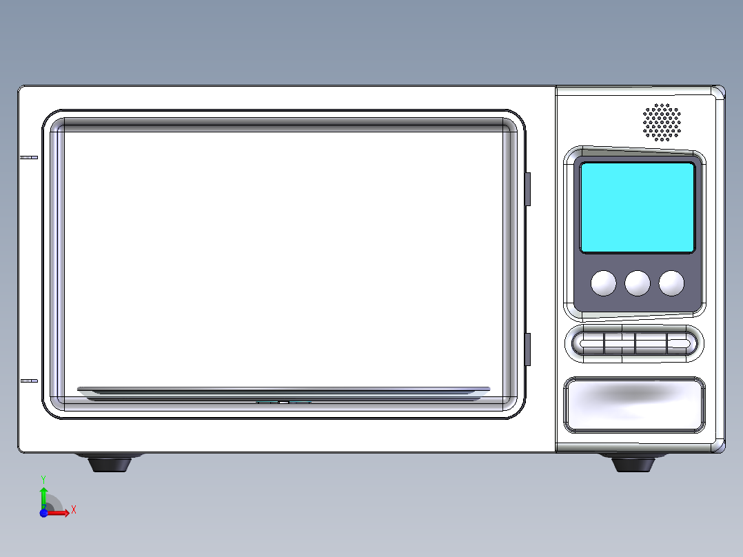 机械手臂检测微波炉漏波2013前视图