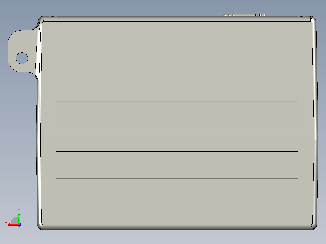 上银线性制动器STEP_LAK2D后视图