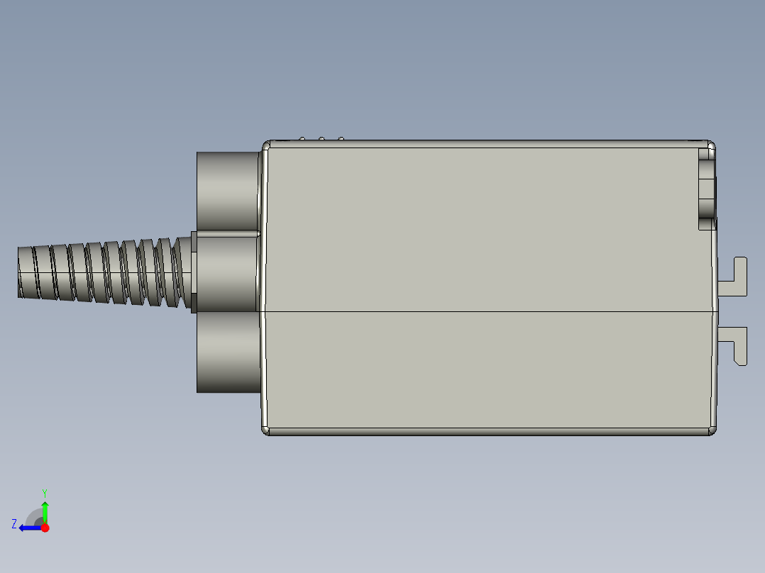 上银线性制动器STEP_LAK2D右视图