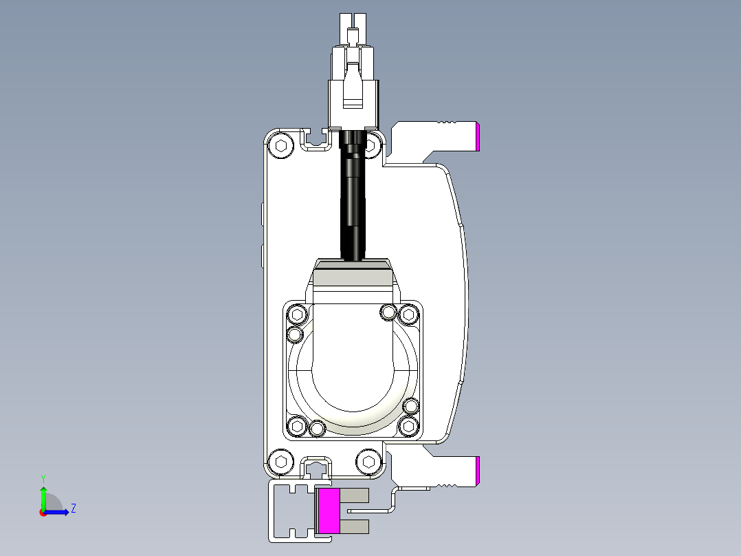 威洛博QF系列模组QF10-Lxx-C-S780-BC-ZP10-C3左视图