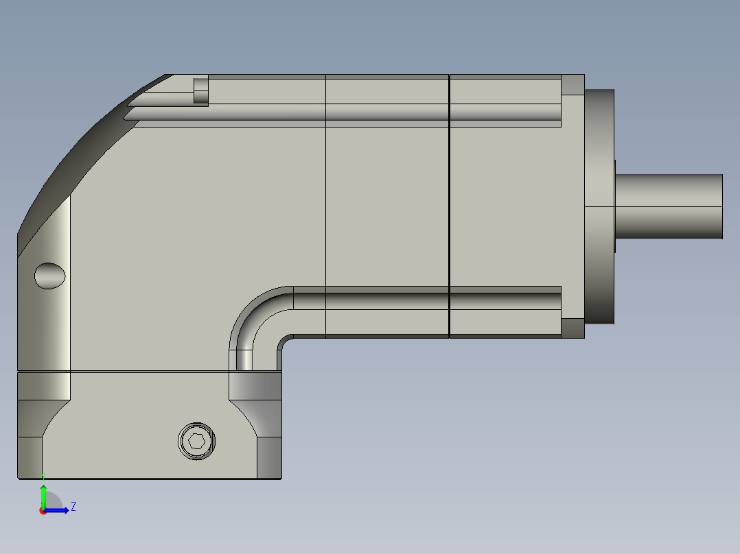 斜齿ZPGH090-L2 14-73-98.43-M6.STEP左视图