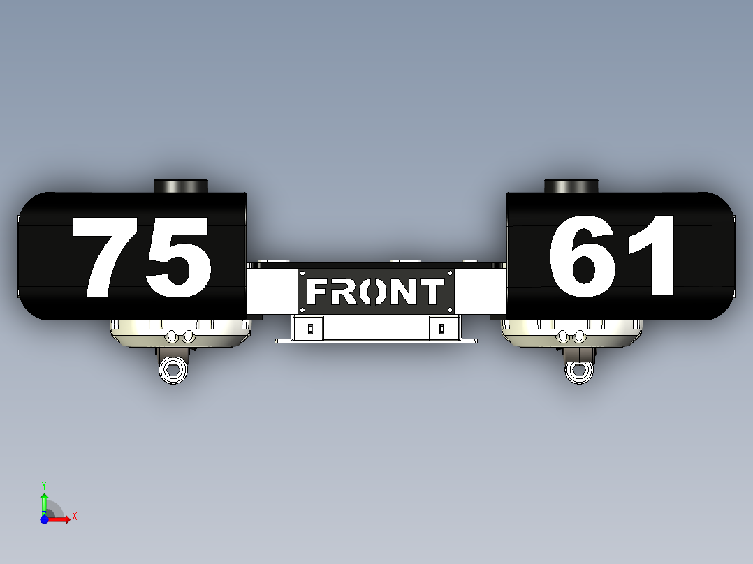 转向驱动器前视图