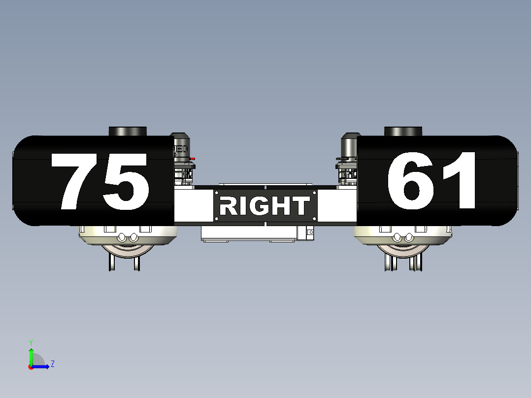 转向驱动器左视图