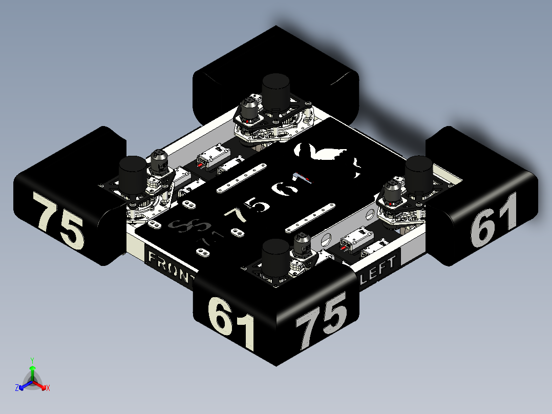 转向驱动器正等轴测图