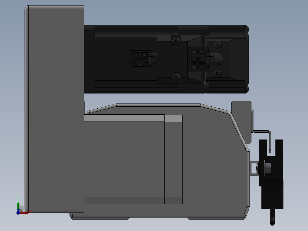 精密模组MT100-L78-1200-LU-M10-C4前视图