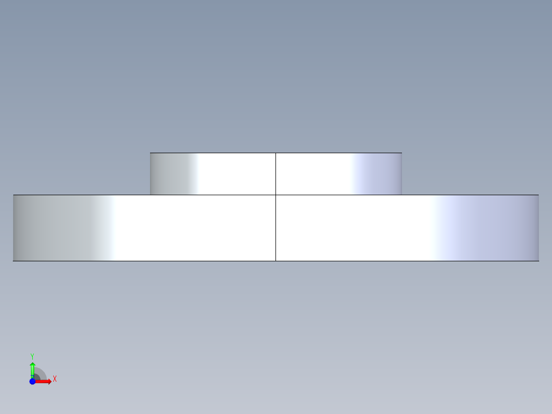 聚氯乙烯配件24-Sch80_Flange One-Piece_FPT_852-020_2in前视图