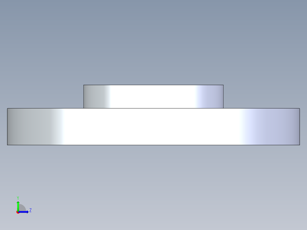 聚氯乙烯配件24-Sch80_Flange One-Piece_FPT_852-020_2in左视图